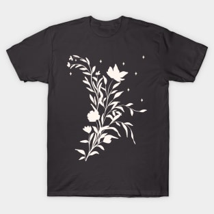 Burnt Orange Flowers T-Shirt